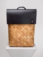 Bolso para mujer con guarda en cuero y manija