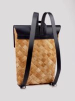 Bolso para mujer con guarda en cuero y manija - Imagen 2