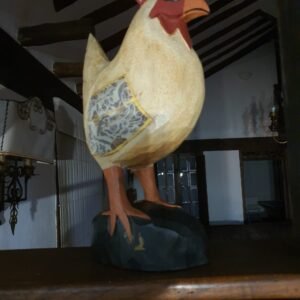 Gallo de madera