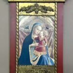La virgen y el niño, enmarcado