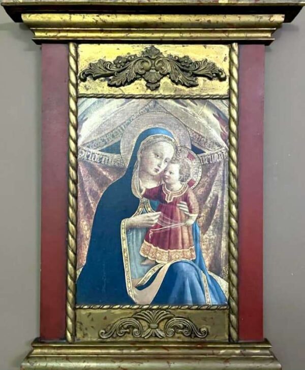 20210731_141434 La virgen y el niño, enmarcado