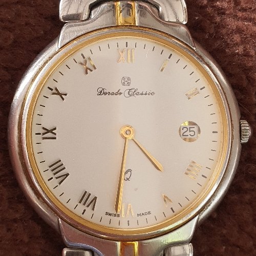 Reloj Dorado Clasic, antiguo, swiss made, perfecto estado