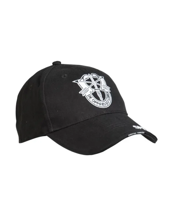 Gorra beisbol negra Fuerzas especiales USA 2 Gorra beisbol fuerzas especiales USA