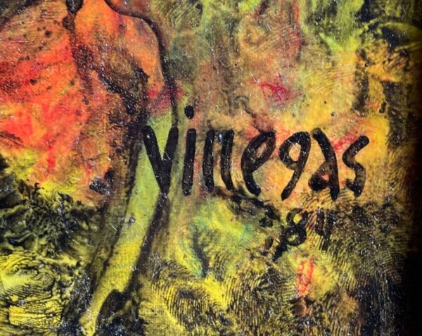 GUERRERO, Villegas, técnica oleo sobre lienzo