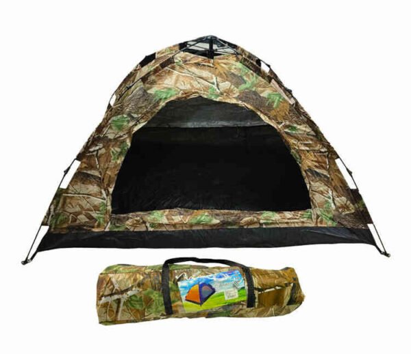 Tienda para camping, 4 personas, armado automático