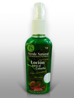 locion para el cabello verde natural Loción para el cabellos Verde Natural