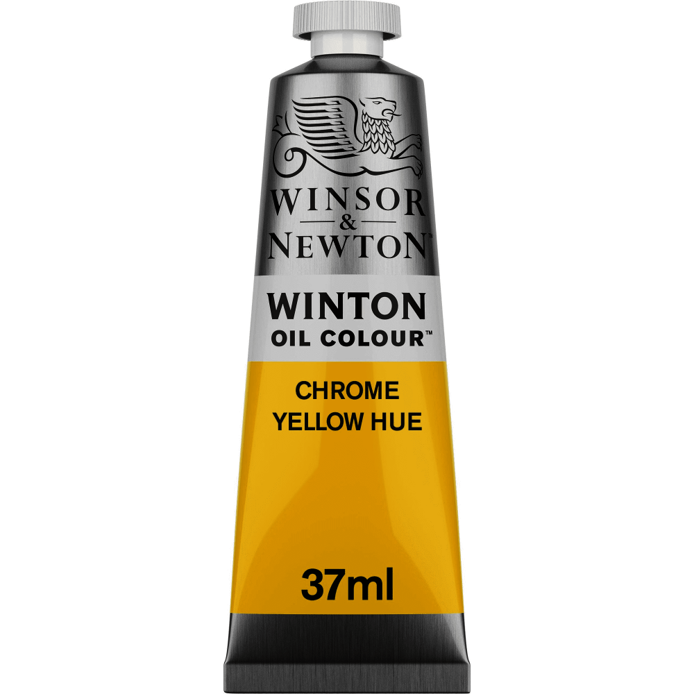 oleo windor & newton 37 ml chrome yellow hue Oleo Winsor & Newton, yellow - Imagen 1