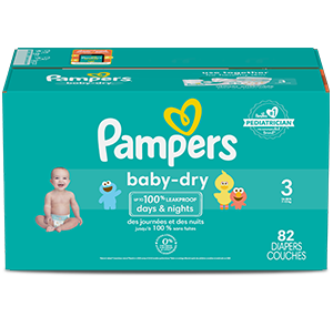 Pañal Pampers etapa 3, 82 unds