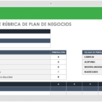 Plantilla plan de negocios
