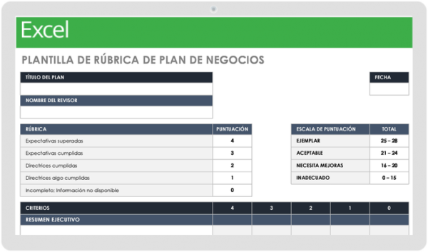 plantilla plan de negocios Plantilla plan de negocios