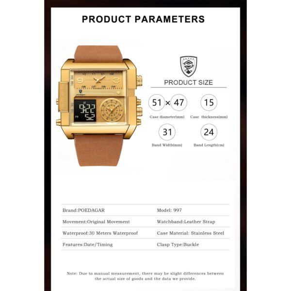 Reloj Poedagar, 4 versiones,