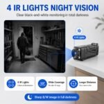 Mini Cámara de Seguridad 1080P 2.4G, Alimentada por USB con Lente Flexible de 90 Grados, Diseño de Clip para Montar en Gafas, Soporta Visualización Remota, Detección de Movimiento y Alertas, Perfecta para Monitoreo en el Hogar/Mascotas/Bebés - Image 10
