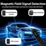 Detector de cámaras, dispositivo de escucha sin varillas encontrado en el coche, detector portátil de cámaras, protector de privacidad, rastreador GPS para interiores, hogar, hotel, baño, viajes y oficina - Image 8