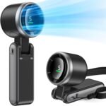 Ventilador Portátil Mini Turbina Recargable USB, 5 Velocidades de Viento, 13550 RPM, Hasta 10 Horas de Funcionamiento, Ventilador de Mano/Cuello/Escritorio 3 en 1 Plegable y Silencioso para Playa/Exteriores/Hogar/Oficina - Image 6