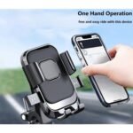 Soporte para teléfono para manillar de bicicleta y motocicleta, abrazadera para teléfono con soporte giratorio, compatible con smartphones de 4.7 a 7.2 pulgadas