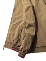 Chaqueta Reversible de Manga Larga con Solapa para Hombre, Estilo Utilitario, Holgada, Casual, con Cremallera, Abrigo Fácil, Cuello Alto, Ropa para Otoño Invierno - Image 9