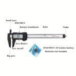 Calibre digital electrónico de 100 mm, esfera en fibra de carbono, calibrador Vernier, micrómetro, herramienta de medición, regla numérica - Image 4