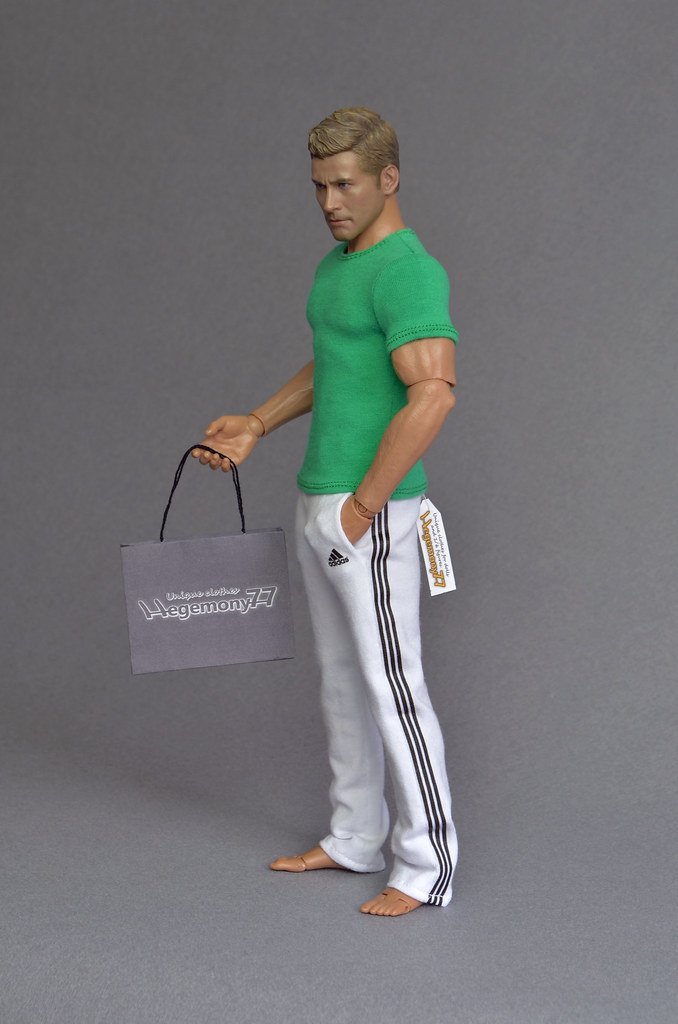 37302057574_676e9f1b79_b.jpg Dummy V-Neck T-Shirt - Green - Image 1