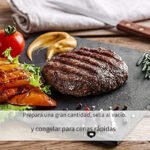1 pieza de máquina de prensa de hamburguesas ajustable YUMIPLUS - Máquina de picar carne manual portátil para hamburguesas gruesas, 3 cabezas intercambiables con asas ergonómicas, herramienta de cocina de aluminio duradera para uso en el hogar y al aire libre, accesorios para hamburguesas, diseño amigable para el usuario, picado de carne eficiente - Image 7