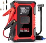 GOOLOO A3 Jump Starter with Air Compressor, 3000A Portable Car Battery Booster (9.0 Gas/6.5L Diesel) with 150PSI Auto-Shutoff Tire Inflator, 12V Supersafe Lithium Jump Box Car Battery Jumper Starter : Automotive