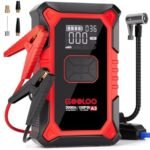 GOOLOO A3 Jump Starter with Air Compressor, 3000A Portable Car Battery Booster (9.0 Gas/6.5L Diesel) with 150PSI Auto-Shutoff Tire Inflator, 12V Supersafe Lithium Jump Box Car Battery Jumper Starter : Automotive