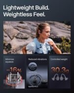 SHOKZ New OpenRun Pro 2- Bone Conduction Headphones, Open-Ear Bluetooth Wireless Sport Earphones for Running, Workouts - Sweat Resistant, Secure Comfortable Fit -Deep Bass, Smart Mic, Reflective Strip : Electronics - Image 7