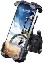Lamicall Bike Phone Holder, Motorcycle Mount - Motorcycle Phone Holder, Handlebar Cell Phone Clamp, E-Bike Scooter Phone Clip for iPhone 17 Air Pro Max, 16 15 Plus, S20, 4.7 to 6.8" Smartphones : Automotive
