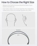 SHOKZ New OpenRun Pro 2- Bone Conduction Headphones, Open-Ear Bluetooth Wireless Sport Earphones for Running, Workouts - Sweat Resistant, Secure Comfortable Fit -Deep Bass, Smart Mic, Reflective Strip : Electronics - Image 3