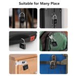 Cerradura Inteligente con Reconocimiento Avanzado de Huellas Dactilares - Estructura, Recargable por USB, Cerradura de Seguridad con Tecnología de Apertura por Huellas Dactilares - Imprescindible para una Vida Inteligente en el Hogar y la Oficina, Adecuada para Cerraduras de Mochilas de Viaje, Cerraduras de Almacén, Att - Image 10