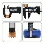 Calibre digital electrónico de 100 mm, esfera en fibra de carbono, calibrador Vernier, micrómetro, herramienta de medición, regla numérica - Image 7