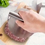 Presionador de Hamburguesas de Acero Inoxidable para el Día de la Madre - Diseño Antiadherente de 10.92 cm para Hacer Hamburguesas de Res, Slider y Bistecs Perfectos. Mango Ergonómico con Diseño de Superficie Plana para Presionar la Carne de Forma Uniforme - Image 2