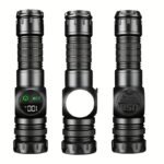 Linterna de carga portátil multifuncional con zoom de alta luminosidad para exteriores, IP44, con caja de alta gama, estroboscopio de luz fuerte y zoom telescópico, linterna magnética, batería de ultra larga duración para exteriores, luz de trabajo COB, luz lateral multifuncional - Image 4