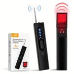 Detector de cámaras, dispositivo de escucha sin varillas encontrado en el coche, detector portátil de cámaras, protector de privacidad, rastreador GPS para interiores, hogar, hotel, baño, viajes y oficina - Image 2