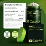 NAD+ Advanced - Cata-Kor - Cata-Kor Liposomal NAD+ Supplement with Resveratrol, 500 mg, 60 Capsules - Image 2