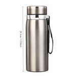 Gran capacidad / 35.50 oz, aislamiento de doble capa de acero inoxidable 316 | Apto para bebidas frías y calientes | Cuerpo completamente metálico para robustez y durabilidad | Mantiene las bebidas frías/calientes hasta 12 horas | Asa de transporte portátil | Ideal para coche, exteriores y - Image 7