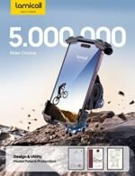 Lamicall Bike Phone Holder, Motorcycle Mount - Motorcycle Phone Holder, Handlebar Cell Phone Clamp, E-Bike Scooter Phone Clip for iPhone 17 Air Pro Max, 16 15 Plus, S20, 4.7 to 6.8" Smartphones : Automotive - Image 7
