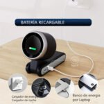 Ventilador Portátil Mini Turbina Recargable USB, 5 Velocidades de Viento, 13550 RPM, Hasta 10 Horas de Funcionamiento, Ventilador de Mano/Cuello/Escritorio 3 en 1 Plegable y Silencioso para Playa/Exteriores/Hogar/Oficina - Image 2