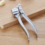 Exprimidor de Ajo y Picador de Jengibre Manual de Acero Inoxidable - Picadora de Carne Portátil de Alta Resistencia para Cocina, No Necesita Electricidad, Herramienta de Trituración de Ajo Fácil de Limpiar para Hierbas Frescas e Ingredientes - Image 2