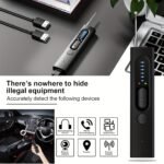 Detector de cámaras, dispositivo de escucha sin varillas encontrado en el coche, detector portátil de cámaras, protector de privacidad, rastreador GPS para interiores, hogar, hotel, baño, viajes y oficina - Image 6