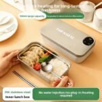 Fiambrera Calentadora 3 en 1, Bento Box Térmico Portátil con Temperatura Ajustable, Ideal para el Hogar y Viajes - Image 2