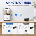 Mini Cámara de Seguridad 1080P 2.4G, Alimentada por USB con Lente Flexible de 90 Grados, Diseño de Clip para Montar en Gafas, Soporta Visualización Remota, Detección de Movimiento y Alertas, Perfecta para Monitoreo en el Hogar/Mascotas/Bebés - Image 4