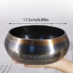 Cuencos Tibetanos Artesanales de Nepal, Diseñados para Meditación de Yoga y Sanación Sonora para Relajar la Mente (Disponibles en Varios Tamaños)