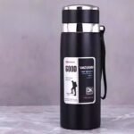 Gran capacidad / 35.50 oz, aislamiento de doble capa de acero inoxidable 316 | Apto para bebidas frías y calientes | Cuerpo completamente metálico para robustez y durabilidad | Mantiene las bebidas frías/calientes hasta 12 horas | Asa de transporte portátil | Ideal para coche, exteriores y - Image 6