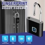 Cerradura Inteligente con Reconocimiento Avanzado de Huellas Dactilares - Estructura, Recargable por USB, Cerradura de Seguridad con Tecnología de Apertura por Huellas Dactilares - Imprescindible para una Vida Inteligente en el Hogar y la Oficina, Adecuada para Cerraduras de Mochilas de Viaje, Cerraduras de Almacén, Att - Image 12