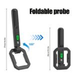 AITALK 1pc Detector de Metales Plegable con Detección Total de 360°, Pantalla LCD para Detectar Objetos a Diversas Distancias, Funciones de Sonido, Vibración y Alarma, Sin Necesidad de Ajuste, Fácil de Operar, Equipado con un Indicador de Bajo Voltaje - Image 2