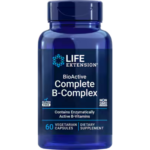 BioActive Complete B-Complex 60 vegetarian capsules, Energy & metabolism, brain health, full spectrum formula