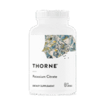 Potassium Citrate. Thorne, 99 mg, 90 Capsules, Heart health, musculoskeletal structure, and kidney function