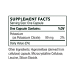 Potassium Citrate. Thorne, 99 mg, 90 Capsules, Heart health, musculoskeletal structure, and kidney function - Image 6