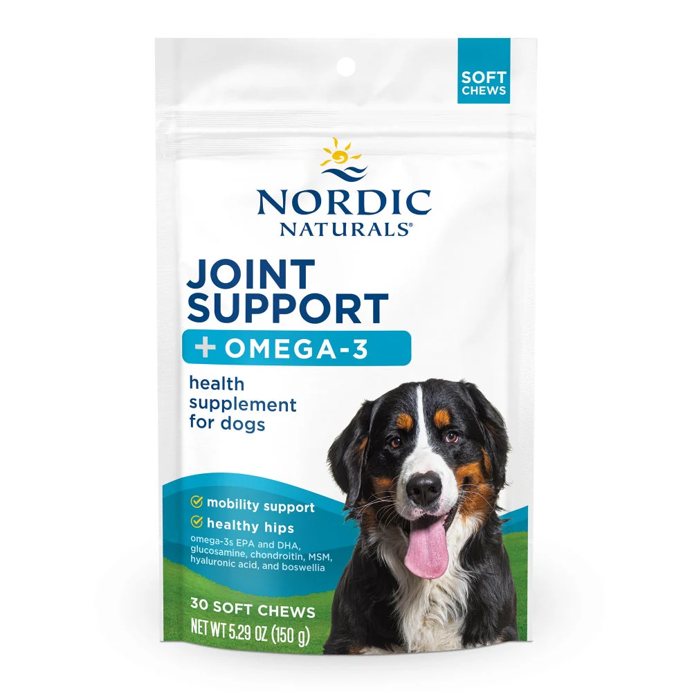 GLUCOSAMINA-NORDIC-PET-JointSupport-30-CAPSULAS.webp Glucosamine, Nordic Naturals, Pet Joint Support, 30 Soft Chews - Image 1