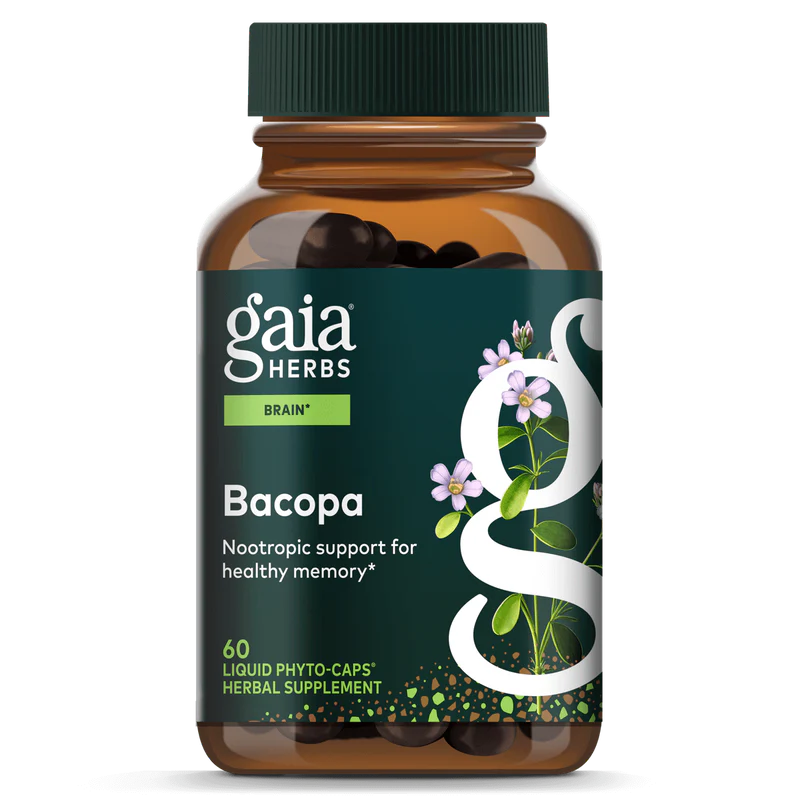 Gaia-Herbs-Bacopa_2000-mg-180-capsulas.webp Gaia Herbs Bacopa, 2000 mg, 180 capsules - Image 1